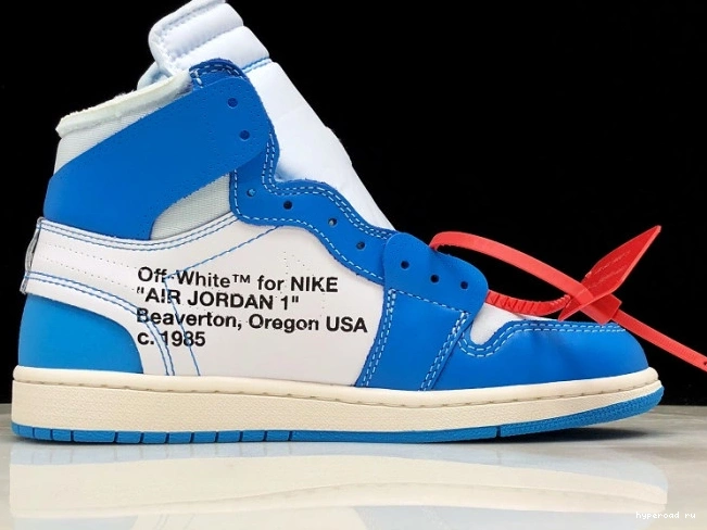 Blue Off-White UNC 1 Air AQ0818-148 Jordan Powder 0816